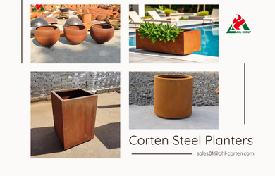 Corten Outdoor Planters